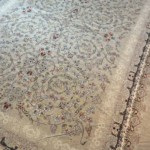 کاور فرش شانل اطلسی کد 1348