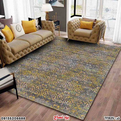 کاور فرش شانل ارکیده کد TF825