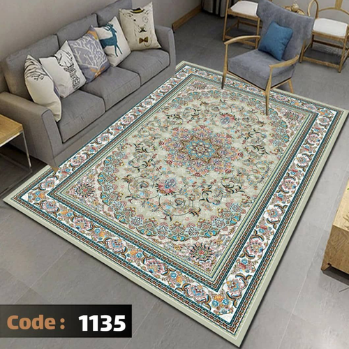 کاور فرش شانل اطلسی کد 1135