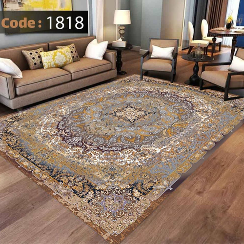کاور فرش شانل اطلسی کد 1818