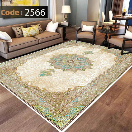 کاور فرش شانل اطلسی کد 2566