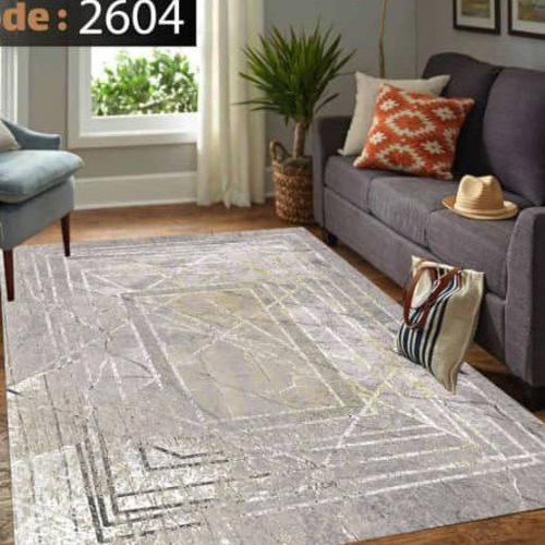 کاور فرش شانل اطلسی کد 2604