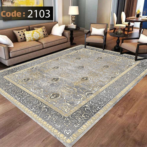 کاور فرش شانل اطلسی کد 2103