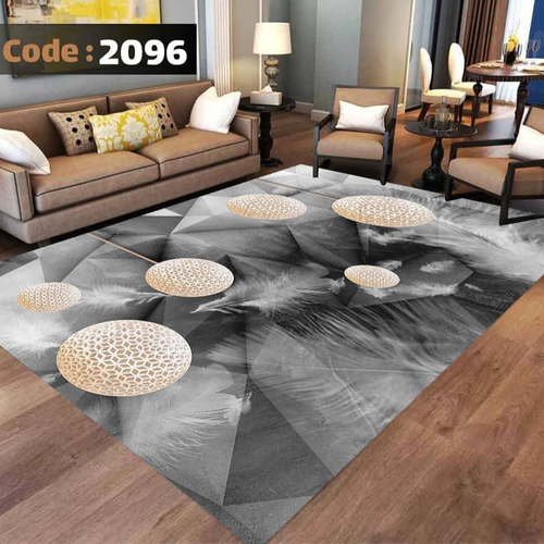 کاور فرش شانل اطلسی کد 2096