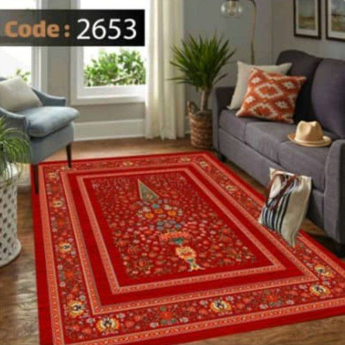 کاور فرش شانل اطلسی کد 2653