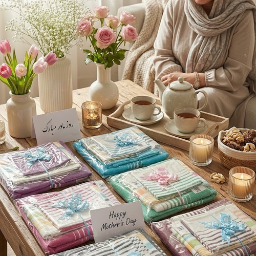 پکیج کامل حوله یزدی روز زن