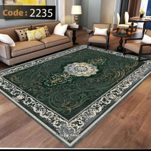 کاور فرش شانل اطلسی کد 2235