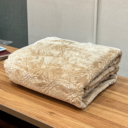 پتو "دو نفره" گلبافت برجسته مدل نرمینه