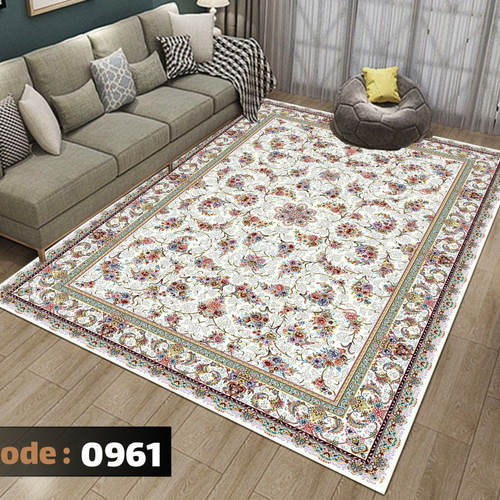 رومیزی و زیر سفره ای چاپی شانل اطلسی اورجینال کد 961