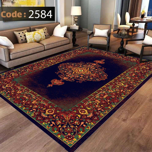 رومیزی و زیر سفره ای چاپی شانل اطلسی اورجینال کد 2584