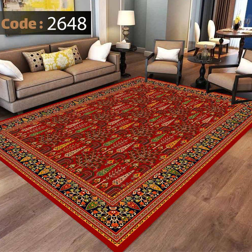 کاور فرش شانل اطلسی کد 2648