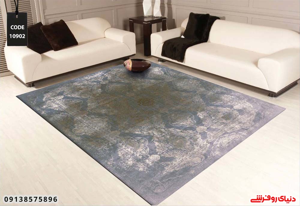 کاور فرش شانل ارکیده کد 10902