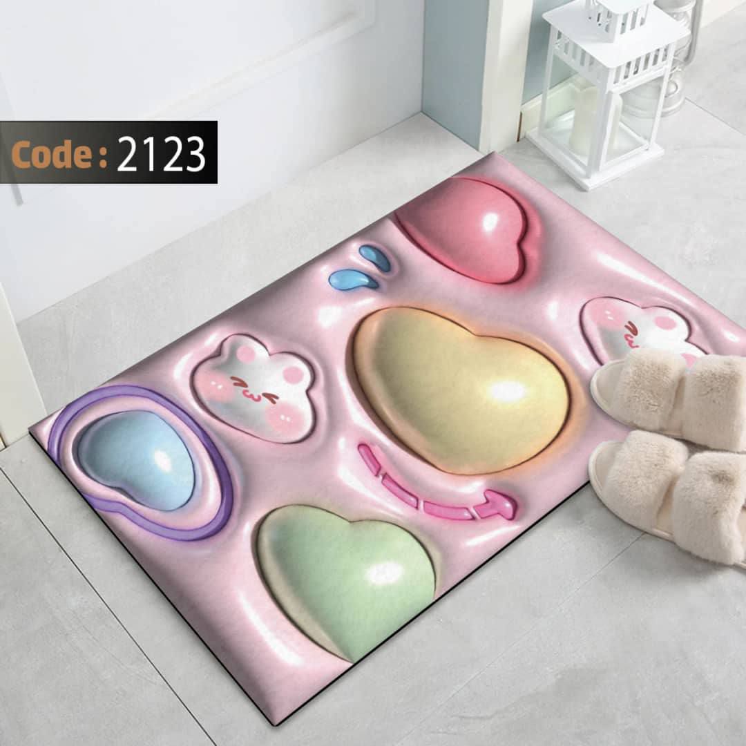 کاور فرش شانل اطلسی کد 2123