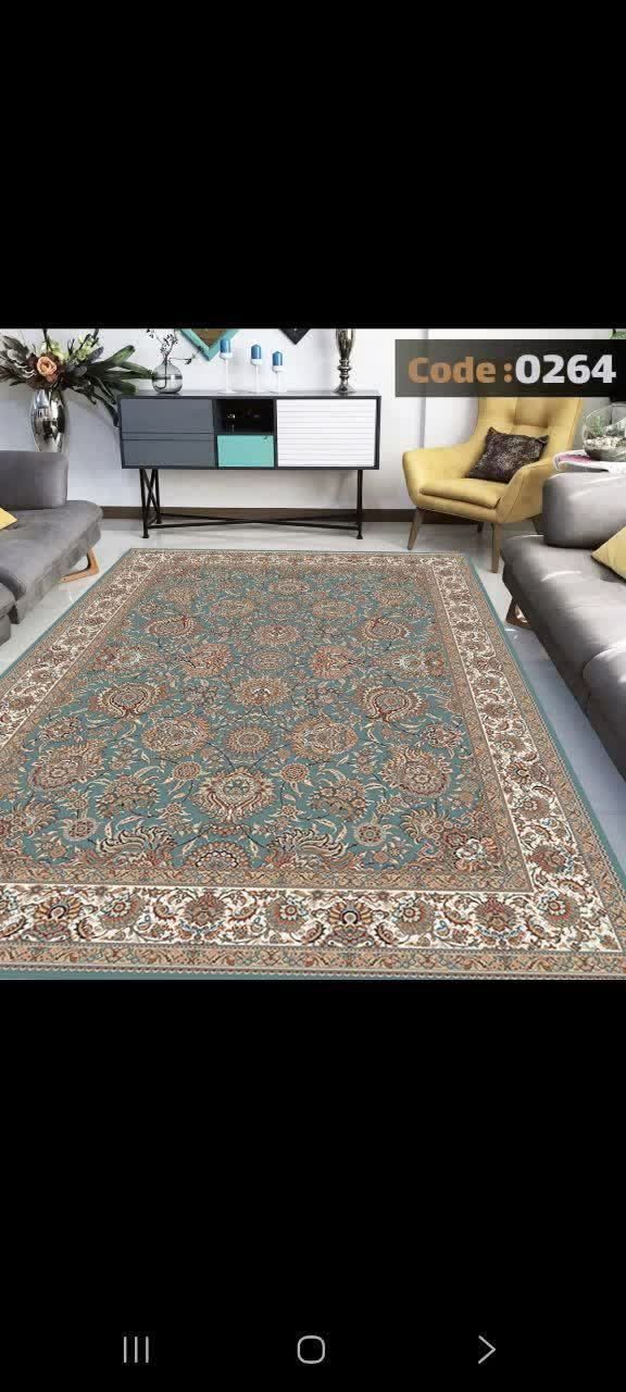 کاور فرش شانل اطلسی کد 0264