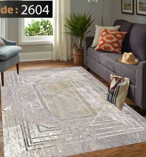 کاور فرش شانل اطلسی کد 2604