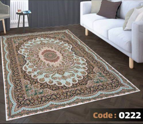 کاور فرش شانل اطلسی کد 0222