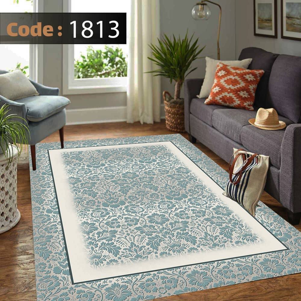 کاور فرش شانل اطلسی کد 1813
