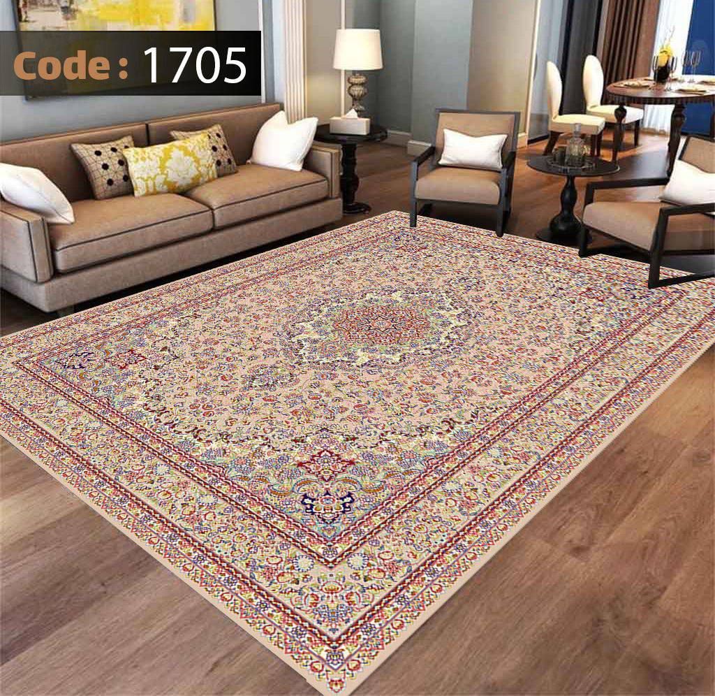 کاور فرش شانل اطلسی کد 1705