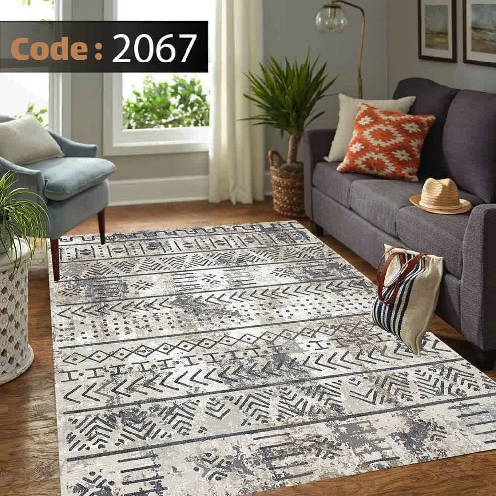 کاور فرش شانل اطلسی کد 2067