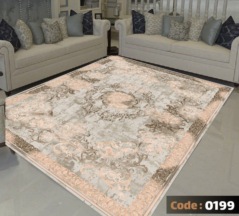 کاور فرش شانل اطلسی کد 199