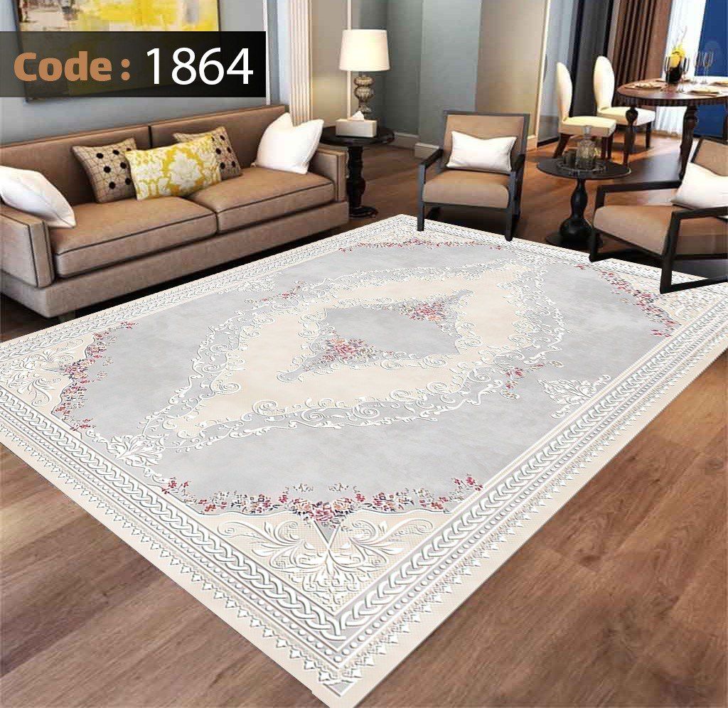 کاور فرش شانل اطلسی کد 1864