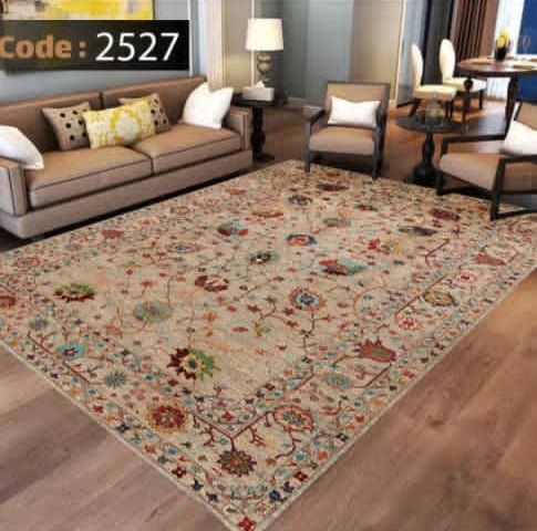 کاور فرش شانل اطلسی کد 2527