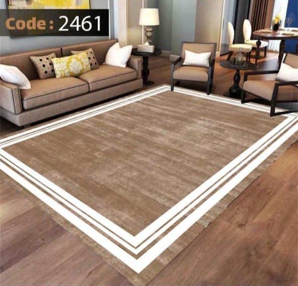 کاور فرش شانل اطلسی کد 2461