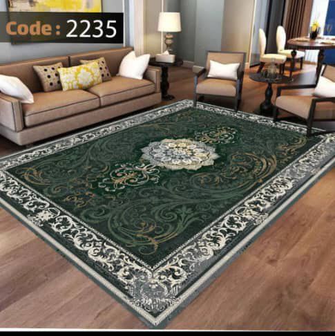 کاور فرش شانل اطلسی کد 2235