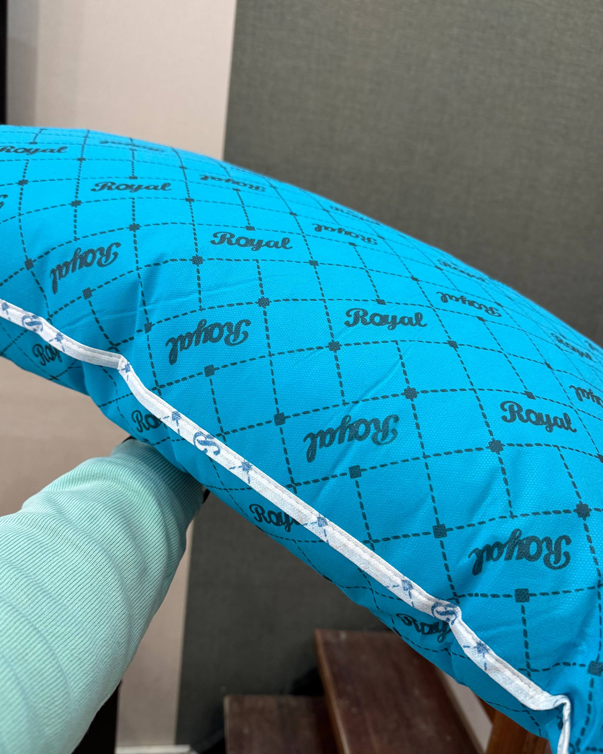 بالش الیافی وکیومی + روبالشتی