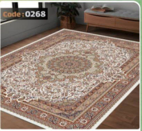کاور فرش شانل اطلسی کد 0268