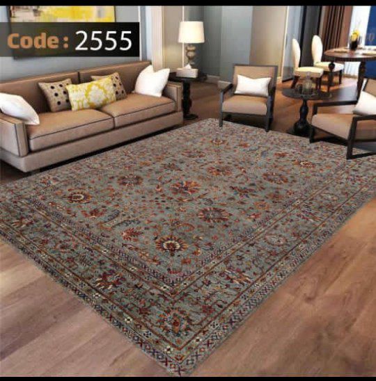 کاور فرش شانل اطلسی کد 2555
