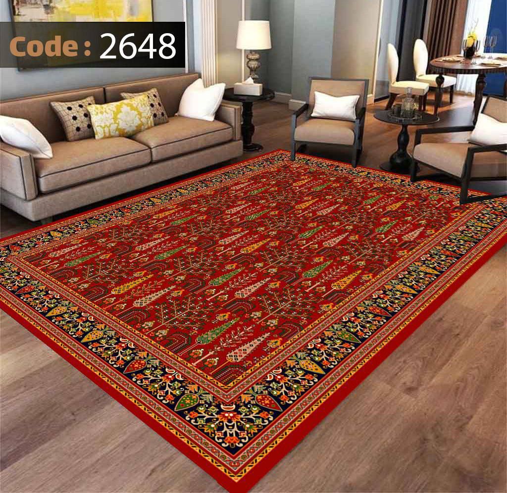 کاور فرش شانل اطلسی کد 2648